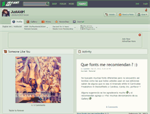 Tablet Screenshot of justaldri.deviantart.com