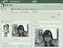 Tablet Screenshot of meilin-chan.deviantart.com