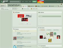 Tablet Screenshot of helpstoptheabuse.deviantart.com