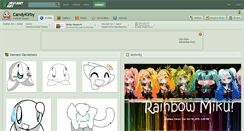 Desktop Screenshot of candykirby.deviantart.com
