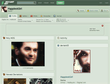 Tablet Screenshot of happiestgirl.deviantart.com