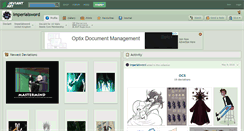 Desktop Screenshot of imperialsword.deviantart.com