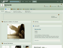 Tablet Screenshot of barmecide.deviantart.com