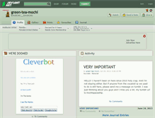 Tablet Screenshot of green-tea-mochi.deviantart.com