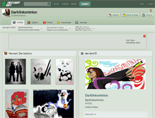 Tablet Screenshot of darklinksminion.deviantart.com