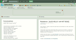 Desktop Screenshot of lupess-returns.deviantart.com