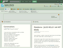 Tablet Screenshot of lupess-returns.deviantart.com