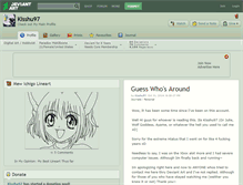 Tablet Screenshot of kisshu97.deviantart.com