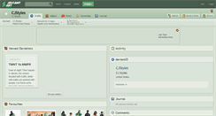 Desktop Screenshot of cjstyles.deviantart.com