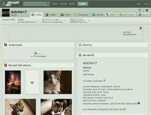 Tablet Screenshot of dutchie17.deviantart.com