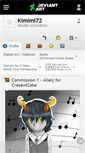 Mobile Screenshot of kimimi72.deviantart.com
