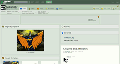 Desktop Screenshot of gothamcity.deviantart.com