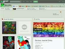 Tablet Screenshot of benvolieo.deviantart.com