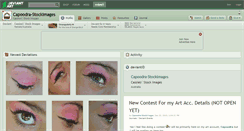 Desktop Screenshot of capoodra-stockimages.deviantart.com