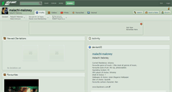 Desktop Screenshot of malachi-maloney.deviantart.com