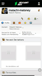 Mobile Screenshot of malachi-maloney.deviantart.com