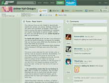 Tablet Screenshot of anime-yuri-group.deviantart.com