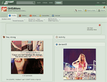 Tablet Screenshot of girleditions.deviantart.com