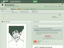 Tablet Screenshot of dimsumdemon.deviantart.com