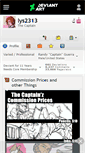 Mobile Screenshot of lys2313.deviantart.com