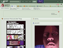 Tablet Screenshot of lys2313.deviantart.com