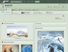 Tablet Screenshot of ghost-fish.deviantart.com