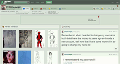 Desktop Screenshot of evil-emo-angel.deviantart.com