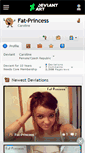 Mobile Screenshot of fat-princess.deviantart.com