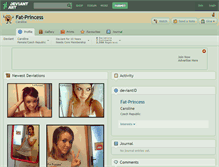 Tablet Screenshot of fat-princess.deviantart.com