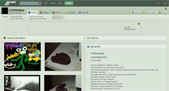 Desktop Screenshot of evilmonkey.deviantart.com