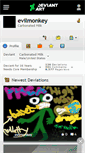 Mobile Screenshot of evilmonkey.deviantart.com