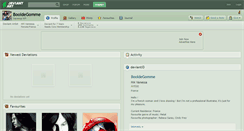 Desktop Screenshot of booldegomme.deviantart.com