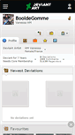 Mobile Screenshot of booldegomme.deviantart.com