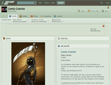 Tablet Screenshot of comic-colorist.deviantart.com