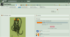 Desktop Screenshot of peachpoppins.deviantart.com