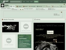 Tablet Screenshot of ntora.deviantart.com