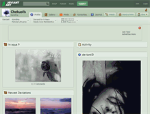 Tablet Screenshot of chekuolis.deviantart.com