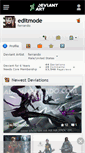 Mobile Screenshot of editmode.deviantart.com