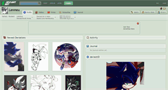 Desktop Screenshot of lenmeu.deviantart.com