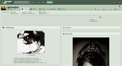 Desktop Screenshot of lightningfair.deviantart.com
