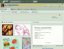 Tablet Screenshot of my-x-rated-romance.deviantart.com