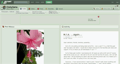 Desktop Screenshot of chelsysama.deviantart.com