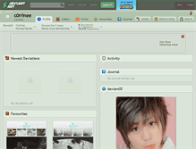 Tablet Screenshot of c0rrinee.deviantart.com