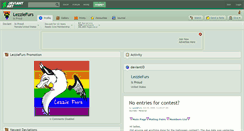 Desktop Screenshot of lezziefurs.deviantart.com