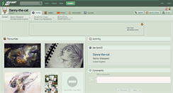 Desktop Screenshot of danny-the-cat.deviantart.com