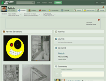 Tablet Screenshot of pattch.deviantart.com