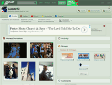 Tablet Screenshot of alassea92.deviantart.com