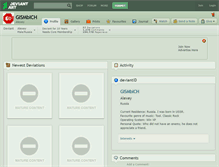 Tablet Screenshot of gismbich.deviantart.com