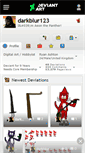 Mobile Screenshot of darkblur123.deviantart.com
