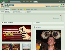 Tablet Screenshot of bensmith128.deviantart.com